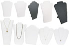 faux leather necklace boards