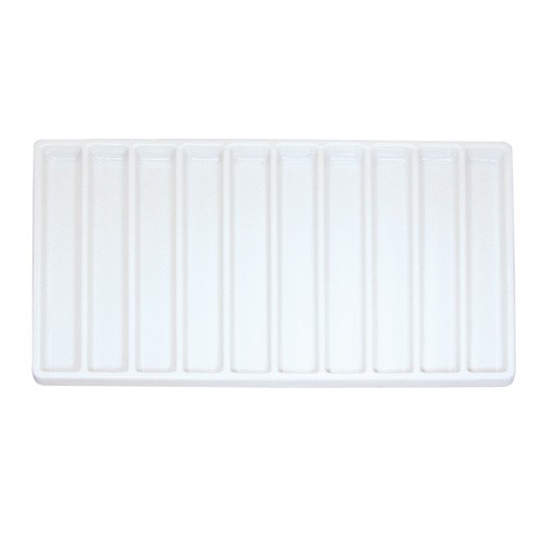 Durable Plastic Tray Liners - - Ten Row Plastic Tray Liners PT10A