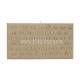 Full-Size Burlap Ring Pad W/Clips Full-Size Burlap Ring Pad W/Clips