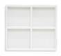 Four Compartment Flocked Tray Liners (1/2 Size) Four Compartment Flocked Tray Liners (1/2 Size)
